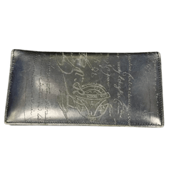 HERMES （エルメス) ドゴンGM 長財布 ブラック(SV金具) トリヨン □Q