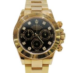 ROLEX (����å���) �����⥰��եǥ��ȥ� �ӻ��� 116528G �֥�å� 8P������ YG ���������� ̤Ĵ�� ��°�ʴ��� ��� Z-132 ���Ź