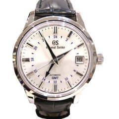 GRAND SEIKO (�����ɥ�������) ���쥬�󥹥��쥯�����GMT �ӻ��� SBGM255 �ۥ磻��(�㼶) �쥶���٥�� ��°�ʴ��� ����Ʊ�� Z-166 ���Ź