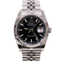 ROLEX (����å���) �ǥ��ȥ��㥹��36 �ӻ��� 116234 �֥�å� SS/WG ����ӥ꡼ ̤Ĵ�� ��°�ʴ��� ������� Z-257 ���Ź