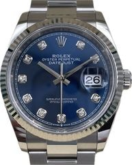 ROLEX(����å���) �ǥ��ȥ��㥹��36 126234G �֥롼 10P������ ���������� 2025ǯ3�� ����� ���� ST-994 ���ض�Ź
