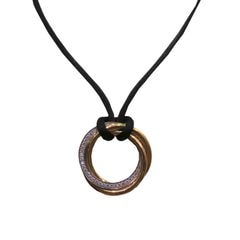 Cartier (����ƥ���) �ȥ�˥ƥ��ߥǥ����������ͥå��쥹  B3040900 K18YG/K18PG/K18WG/0.03ct ���A X139 ���Ź