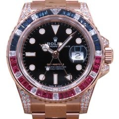 ROLEX(����å���)/GMT�ޥ�������/126755SARU/�֥�å�/����Ĵͭ/2021.7��/̤����/NAC-528��̾�Ų�Ź��