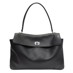 BALENCIAGA (�Х�󥷥���) RODEO �ߥǥ�����ϥ�ɥХå� 7897722AA4U 1000 �֥�å� ���ࡼ�������ե����� ���A Y38 ���Ź