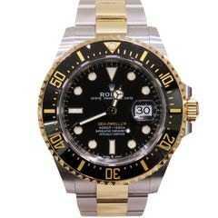 B-015 ROLEX (����å���) �����ɥ����顼 �ӻ��� 126603 �֥�å� SS/YG ���������� ��°�ʴ��� ��� ���Ź