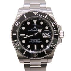 B-039 ROLEX (����å���) ���֥ޥ꡼�ʥǥ��� �ӻ��� 116610LN �֥�å� SS ���������� ̤Ĵ�� ��°�ʴ��� ������� ���Ź