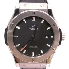 B-068 HUBLOT (���֥�) �ե塼���������˥��� �ӻ��� 542.NX.1171.LR �֥�å� ��С� ��°�ʴ��� �����  ���Ź