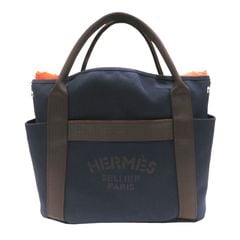 HERMES (����᥹) ���å��ɥѥ󥵡����� ���롼�� �֥롼�ͥ��ӡ� �ա������ �ȥ�륷�� �֥���֥饤�ȥ�쥶�� �ϥ�ɥХå�  K��� ̤������ X112 ���Ź