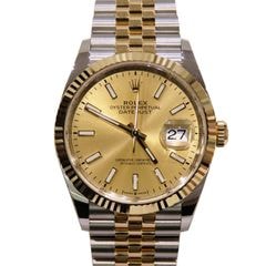 B-141 ROLEX (����å���) �ǥ��ȥ��㥹��36 �ӻ��� 126233 �����ѥ� SS/YG ����ӥ꡼ ��°�ʴ��� ������� ���Ź