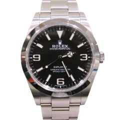 B-142 ROLEX (����å���) �������ץ����顼�� �ӻ��� 214270 �֥�å� SS ���������� ��°�ʴ��� ��� ���Ź