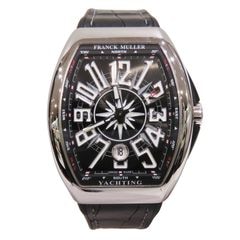 B-150 FRANCK MULLER (�ե�󥯥ߥ�顼) �����󥬡��� ��åƥ��� �ӻ��� V41SCDTYACHTING �֥�å� SS/�쥶�� ��°�ʴ��� ��� ���Ź