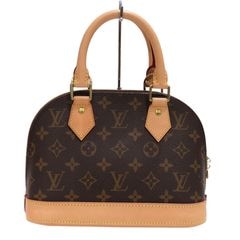 LOUIS VUITTON (�륤�����ȥ�) �����BB �ϥ�ɥХå� ���������Хå� M46990 �֥饦�� ��Υ���ࡦ�����Х� �쥶�� ���A O198 ���Ź