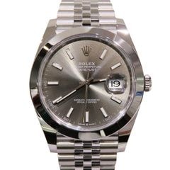 B-251 ROLEX (����å���) �ǥ��ȥ��㥹��41 �ӻ��� 126300 ���졼�� SS ����ӥ꡼ ���ࡼ���٥��� ��°�ʴ��� ̤���� ���Ź