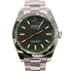 C-115 ROLEX (����å���) �ߥ륬���� �ӻ��� 116400GV �֥�å� SS ���������� ��°�ʴ��� ��� ���Ź