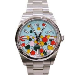 C-110 ROLEX (����å���) �����������ѡ��ڥ��奢��41 �ӻ��� 124300 ����֥졼����� SS ���������� ̤Ĵ�� ��°�ʴ��� ����Ʊ�� ���Ź
