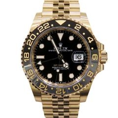 C-258 ROLEX (����å���) GMT�ޥ������� �ӻ��� 126718GRNR �֥�å� YG ����ӥ꡼ ̤Ĵ�� ��°�ʴ��� ̤���� ���Ź