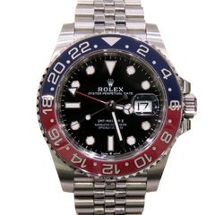 C-240 ROLEX (����å���) GMT�ޥ������� �ӻ��� 126710BLRO �֥�å� SS ����ӥ꡼ ��°�ʴ��� ��� ���Ź