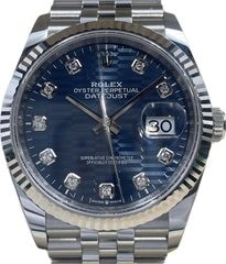 ROLEX (����å���) �ǥ��ȥ��㥹��36 126234 �ե롼�ǥåɥ�����ե֥롼10P ����ӥ꡼ 2024ǯ5�� 2����Ĵͭ ��°�ʴ��� ����Ʊ�͢�΢����ͭ SA-163 ���ض�Ź