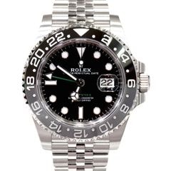C-300 ROLEX (����å���) GMT�ޥ������� �ӻ��� 126710GRNR �֥�å� SS ����ӥ꡼ ��°�ʴ��� ̤���� ���Ź