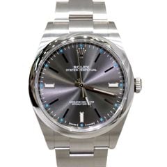 ROLEX (ロレックス) デイデイト36 腕時計 128236 ダイヤ入アイスブルー