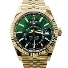 C-313 ROLEX (¥í¥ì¥Ã¥¯¥¹) ¥¹¥«¥¤¥É¥¥¥¨¥é¡¼ ÏÓ»þ·× 336938 ¥°¥ê¡¼¥ó YG ¥¸¥å¥Ó¥ê¡¼ ̤ĴÀ° ̤»ÈÍÑÉÊ ¶äºÂŹ