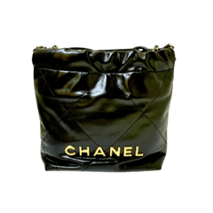 CHANEL(����ͥ�)��CHANEL22 �ߥ˥ϥ�ɥХå� AS3980 �֥�å�/G��� ���㥤�ˡ������ե����� ���ꥢ��ץ졼�� ����� ����Ź