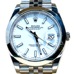 ROLEX(����å���)  �ǥ��ȥ��㥹��41 �ۥ磻��ʸ���� 2025ǯ8�� ������� UL-47 (����Ź)