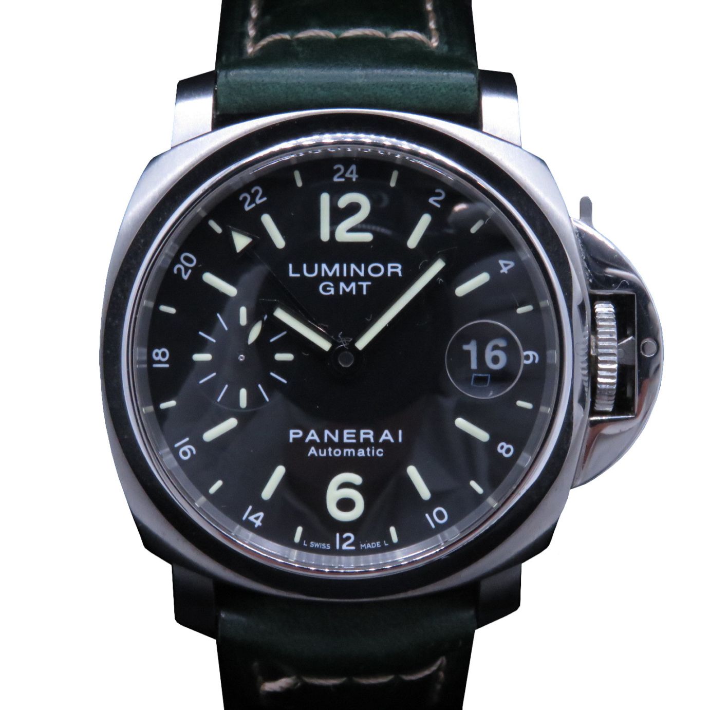 PANERAI パネライ ルミノール44m用 純正ベルト ブラック PANERAI(パネライ)/ルミノールマリーナGMT/PAM00244/ブラック/純正革