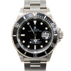 D-021 ROLEX (����å���) ���֥ޥ꡼�ʡ��ǥ��� �ӻ��� 16610 �֥�å� SS ���������� ��°�ʴ��� ��� ���Ź