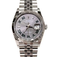 D-039 ROLEX (����å���) �ǥ��ȥ��㥹��36 �ӻ��� 126234 ���졼�ȥ����� SS/WG ����ӥ꡼ ̤���� ���Ź