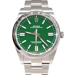 D-064 ROLEX (����å���) �����������ѡ��ڥ��奢��41 �ӻ��� 124300 ���꡼�� SS ���������� ̤Ĵ�� ��°�ʴ��� ̤���� ���Ź