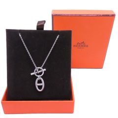 HERMES(����᥹)/�������̥��󥯥� �ͥå��쥹/���ߥ��å�/����С�/��40cm/Ȣ/���A/NAC-698(̾�Ų�Ź)