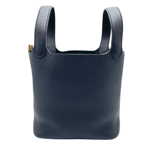 エルメス ピコタンロックpm ブラック×」ゴールド金具 完品 AF-327