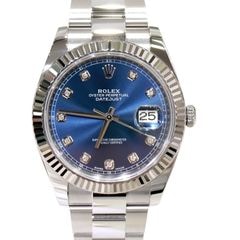 D-234 ROLEX (����å���) �ǥ��ȥ��㥹��41 �ӻ��� 126334G �֥롼 10P������ SS/WG ���������� ��°�ʴ��� ������� ���Ź