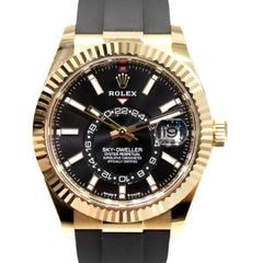 D-243 ROLEX (����å���) �������ɥ����顼 �ӻ��� 336238 �֥�å� YG �����ե�(F.D) ��°�ʴ��� ������� ���Ź