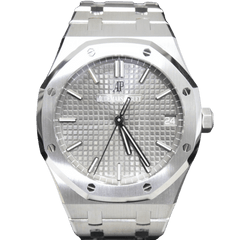 D-259 AUDEMARS PIGUET (�����ǥޡ��ԥ�) ������륪���� �����ȥޥƥ��å� �ӻ��� 15500ST.OO.1220ST.02 ���졼 SS 3����Ĵ�� ��°�ʴ��� ̤���� ���Ź
