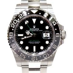 F-011 ROLEX (����å���) GMT�ޥ������� �ӻ��� 126710GRNR �֥�å� SS ���������� ̤Ĵ�� ��°�ʴ��� ̤���� ���Ź