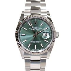 E-053 ROLEX (����å���) �ǥ��ȥ��㥹��36 �ӻ��� 126234 �ߥ�ȥ��꡼�� SS/WG ���������� ̤Ĵ�� ��°�ʴ��� ̤���� ���Ź