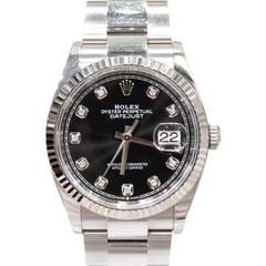 D-329 ROLEX (����å���) �ǥ��ȥ��㥹��36 �ӻ��� 126234G �֥�å� SS/WG ���������� ����� ���Ź