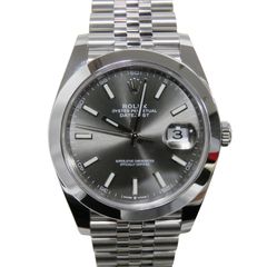 D-356 ROLEX (����å���) �ǥ��ȥ��㥹��41 �ӻ��� 126300 ���졼�ȥС� SS ����ӥ꡼ ��°�ʴ��� ������� ���Ź