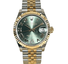 ROLEX (����å���) �ǥ��ȥ��㥹��31�� 278273 �������ޥ� VI������ ����ӥ꡼�֥쥹��å� ���꡼�֥��꡼��SS��YG�����ʡ�����ʡ�AF-470 (����Ź)