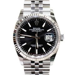 D-382 ROLEX (����å���) �ǥ��ȥ��㥹��36 �ӻ��� 126234 �֥�å� SS/WG ����ӥ꡼ ̤Ĵ�� ��°�ʴ��� ��� ���Ź