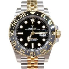 E-097 ROLEX (����å���) GMT�ޥ������� �ӻ��� 126713GRNR �֥�å� SS��YG ����ӥ꡼ ̤Ĵ�� ��°�ʴ��� ����� ���Ź