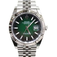 E-057 ROLEX (����å���) �ǥ��ȥ��㥹��41 �ӻ��� 126334 ���꡼�󥪥�֥� SS/WG ����ӥ꡼ ���� ̤���� ���Ź