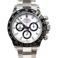 E-027 ROLEX (����å���) �����⥰��եǥ��ȥ� �ӻ��� 116500LN �ۥ磻�� SS ���������� ̤Ĵ�� ��°�ʴ��� ����� ���Ź