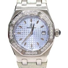 E-091 AUDEMARS PIGUET (�����ǥޡ��ԥ�) ��ǥ�������륪���� �ӻ��� 67601ST.ZZ.D302CR.01 �饤�ȥ֥롼 SS �쥶�� �����̵�� ��Ȣ���� ����� ���Ź