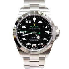E-224 ROLEX (����å���) �������� �ӻ��� 126900 �֥�å� SS ��°�ʴ��� ̤���� ���Ź