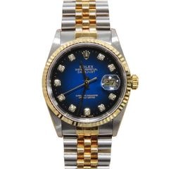 E-148 ROLEX (����å���) �ǥ��ȥ��㥹��36 �ӻ��� 16233G �֥롼����ǡ������ 10P������ SS/WG ����ӥ꡼ ��°�ʴ��� ��� ���Ź