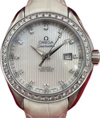 OMEGA(���ᥬ) �����ޥ������������ƥ� 231.18.34.20.55.001 �ۥ磻�ȥ����� 12P������/�쥶�� 2017ǯ10�� ����� ���� SA-318 ���ض�Ź