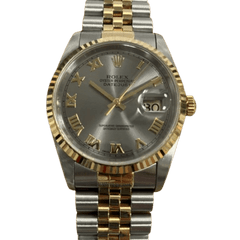 E-244 ROLEX (����å���) �ǥ��ȥ��㥹��36 �ӻ��� 16233 ���졼�����ޥ� SS/YG ����ӥ꡼ ���ΤΤߡ���� ���Ź